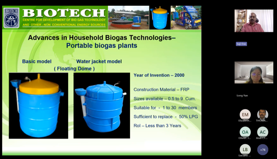 Dr. A. Sajidas on Advances in Household Biogas Technologies